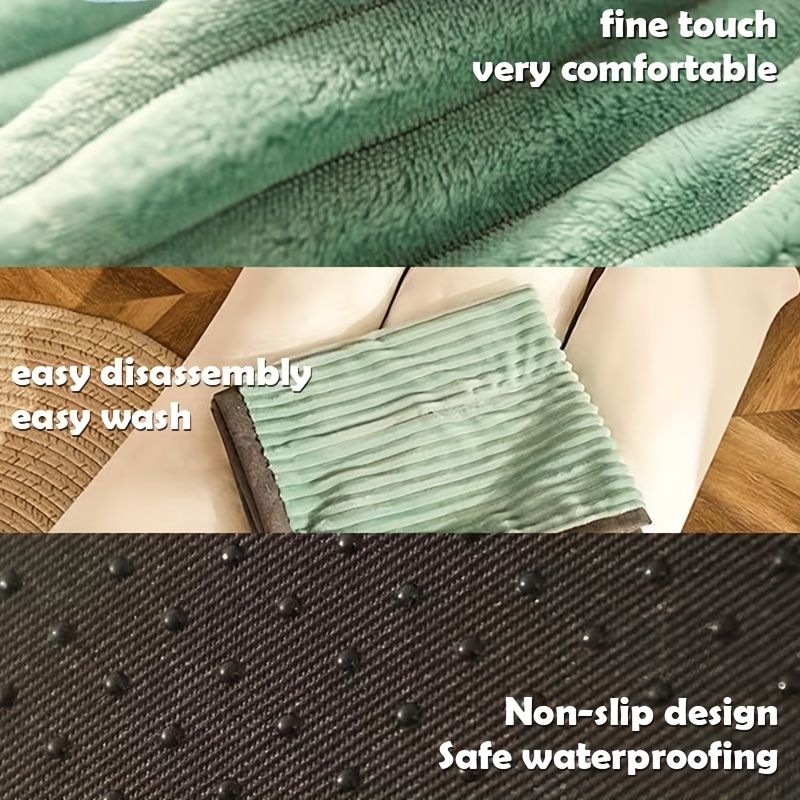 Soft and Comfortable Dog Mat - Washable, Removable Cover | Large Pet Mattress for Dogs up to 100 lbs | Floor Mat, Kennel Pad, or Bed