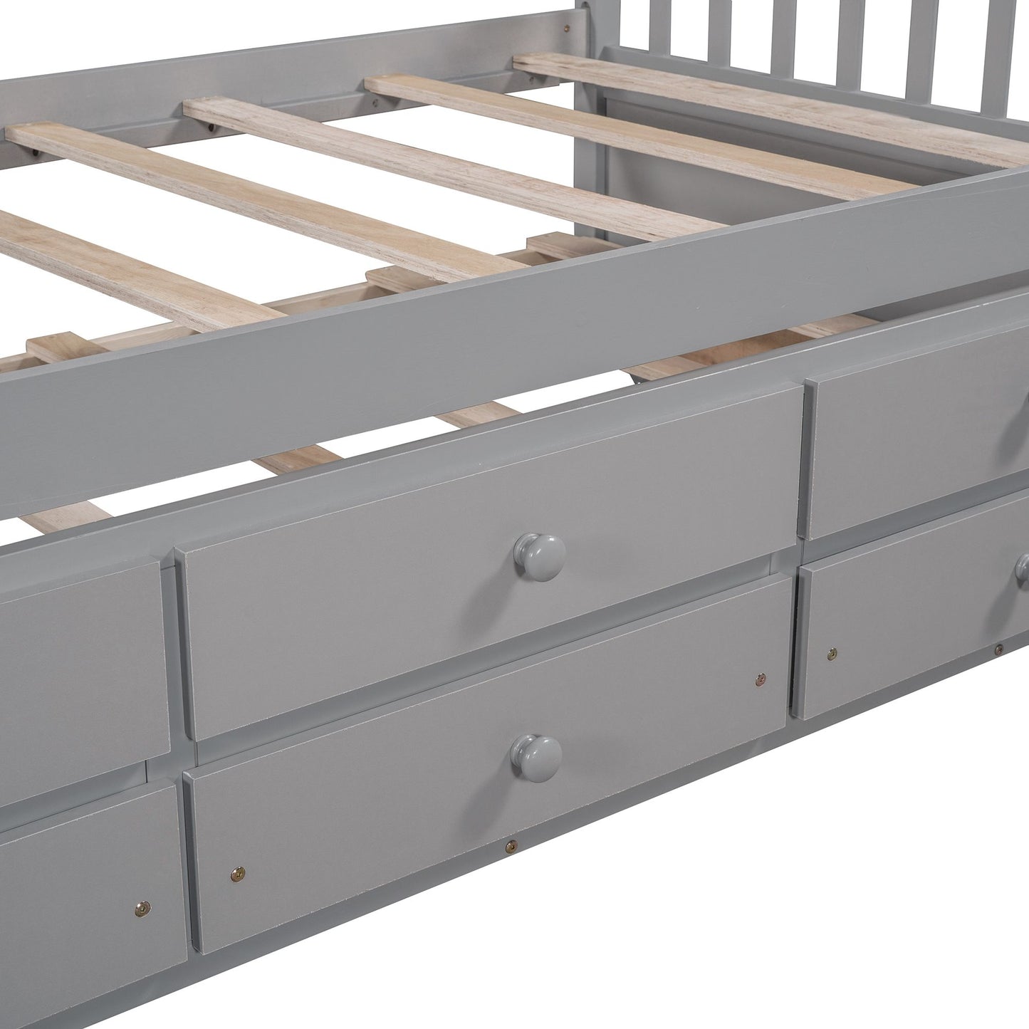 Daybed with Trundle and Drawers; Twin Size