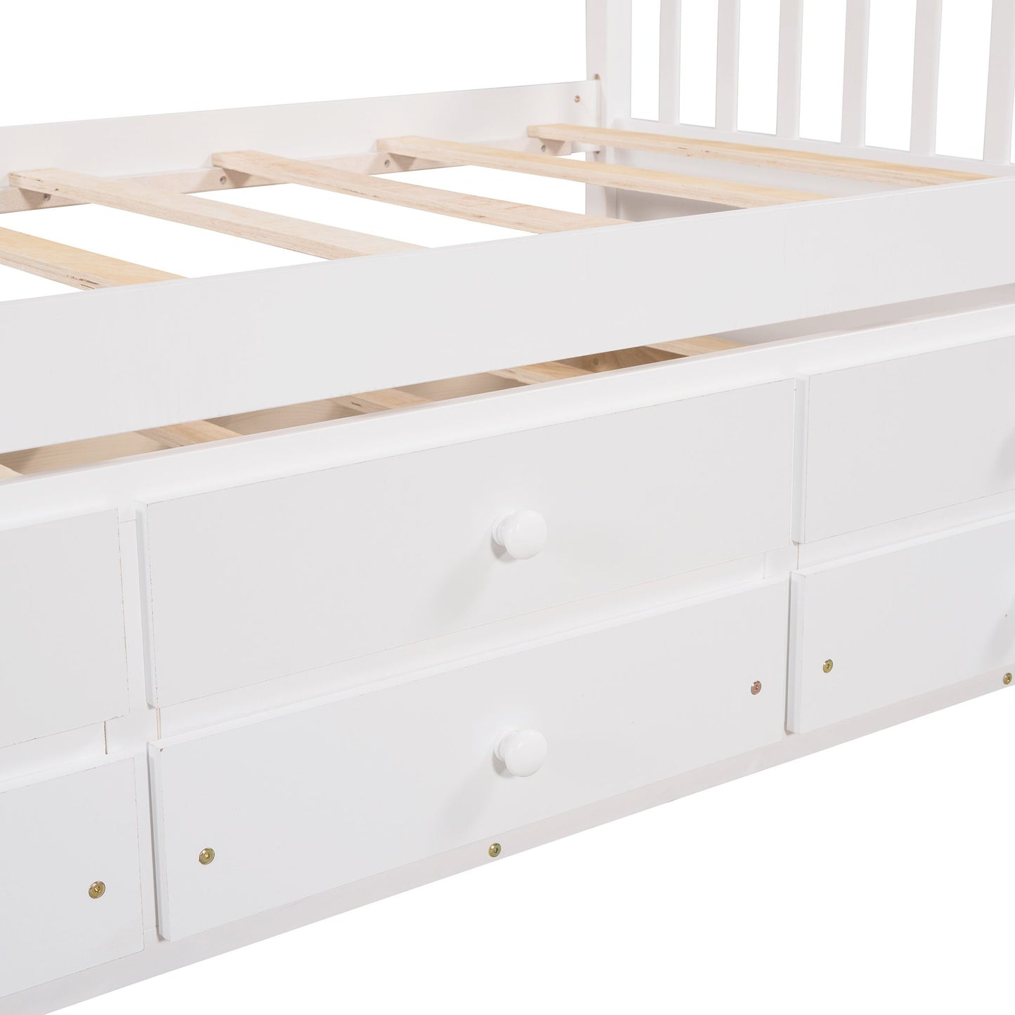 Daybed with Trundle and Drawers; Twin Size