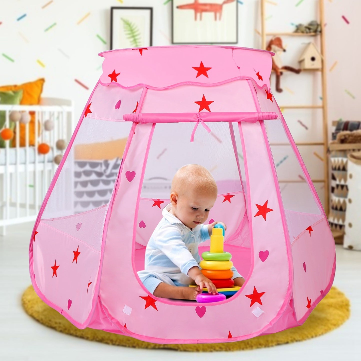 Kids Pop Up Game Tent Prince Princess Toddler Play Tent Indoor Outdoor Castle Game Play Tent Birthday Gift For Kids