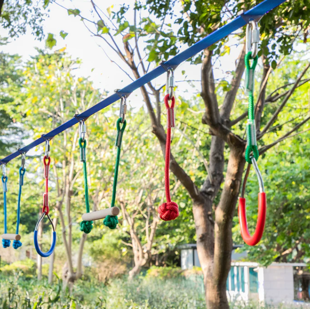 OUTDOOR BACKYARD OBSTACLE NINJA COURSE
