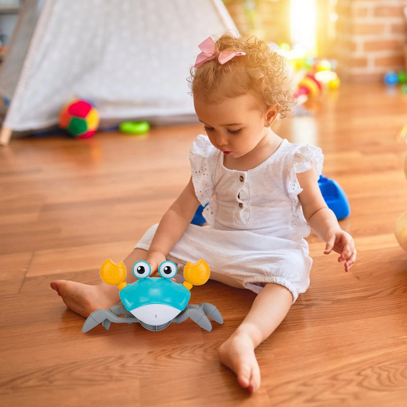 Baby Toy with Music, LED Lights, and Smart Obstacle Avoidance