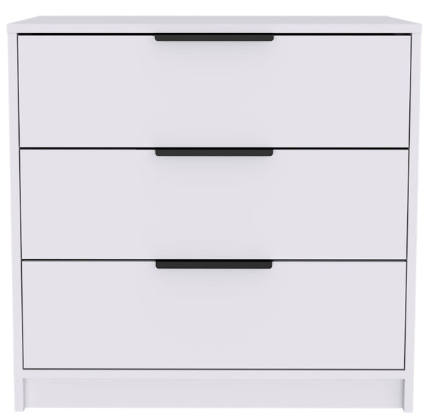 Kaia 3 Drawers Dresser; Superior Top -White