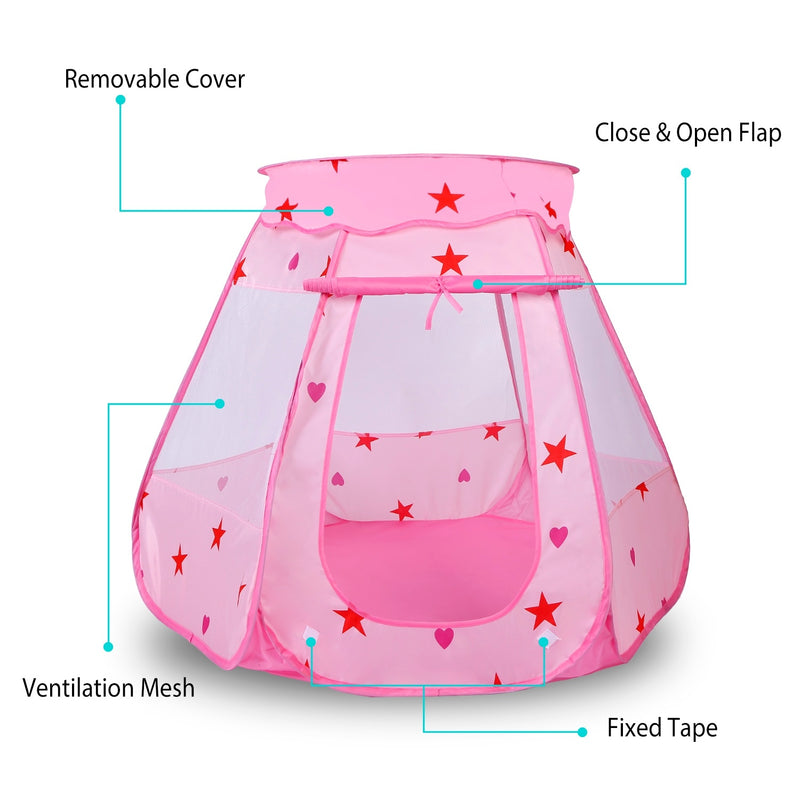 Kids Pop Up Game Tent Prince Princess Toddler Play Tent Indoor Outdoor Castle Game Play Tent Birthday Gift For Kids