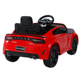 Licensed Dodge Charger, 12v Kids ride on car W/Parents Remote Control ,electric cart for kids, Three speed adjustable,Power display, slow start, USB,MP3 ,Bluetooth,LED light, Four wheel suspension