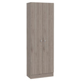 Storage Cabinet Pipestone, Double Door, Light Gray Finish