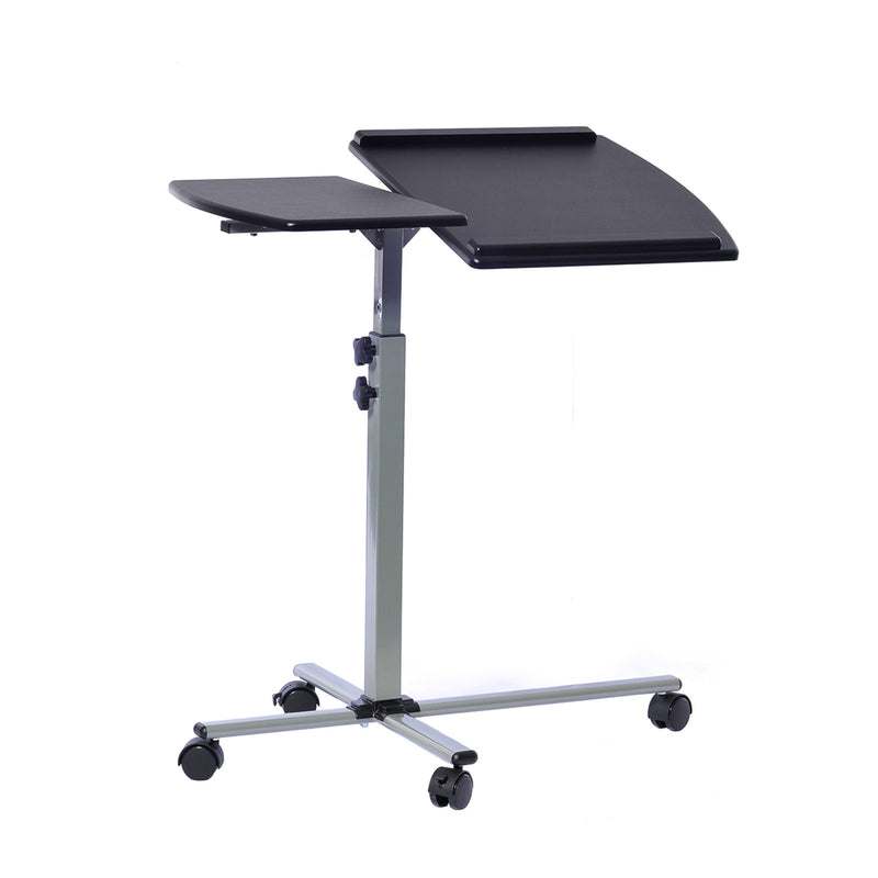 Techni Mobili Rolling Adjustable Laptop Cart, Graphite