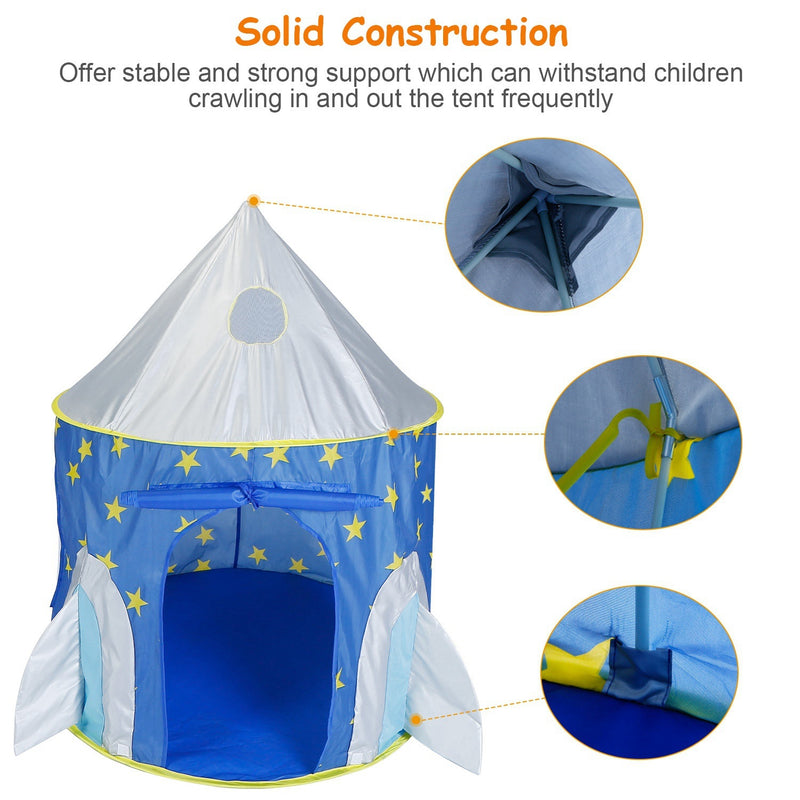 3 In 1 Child Crawl Tunnel Tent Kids Play Tent Ball Pit Set Foldable Children Play House Pop-up Kids Tent w/Storage Bag