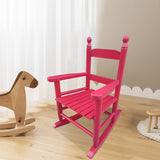 Children's rocking red chair- Indoor or Outdoor -Suitable for kids-Durable